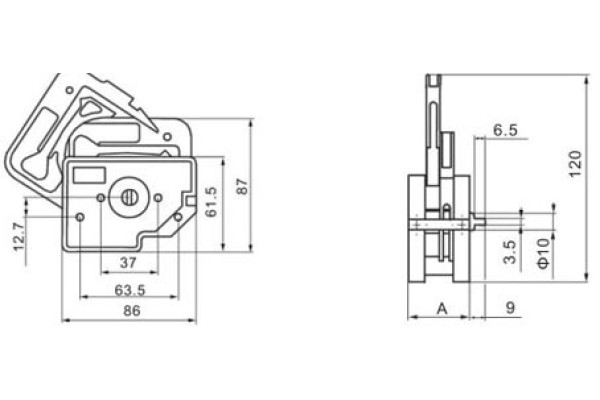 LONGER Peristaltic Pump Head DG Series Ultra Low Flow Rate ≤48 mL/min