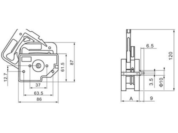 LONGER Peristaltic Pump Head DG Series Ultra Low Flow Rate ≤48 mL/min