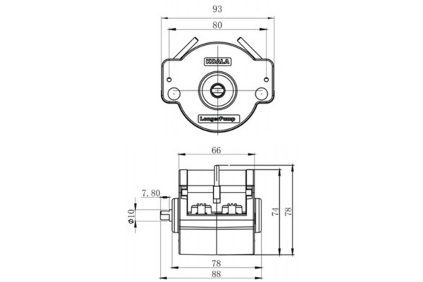LONGER Peristaltic Pump Head Low-Pulse Flow Rate ≤2070 mL/min LONGER Peristaltic Pump Head Low-Pulse Flow Rate ≤2070 mL/min