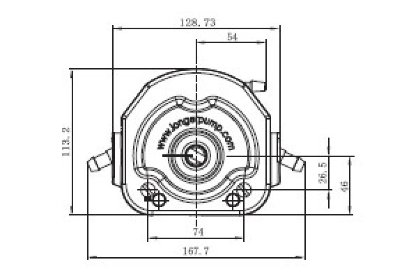 LONGER Peristaltic Pump Head KZ25-13 ≤6000 mL/min LONGER Peristaltic Pump Head KZ25-13 ≤6000 mL/min